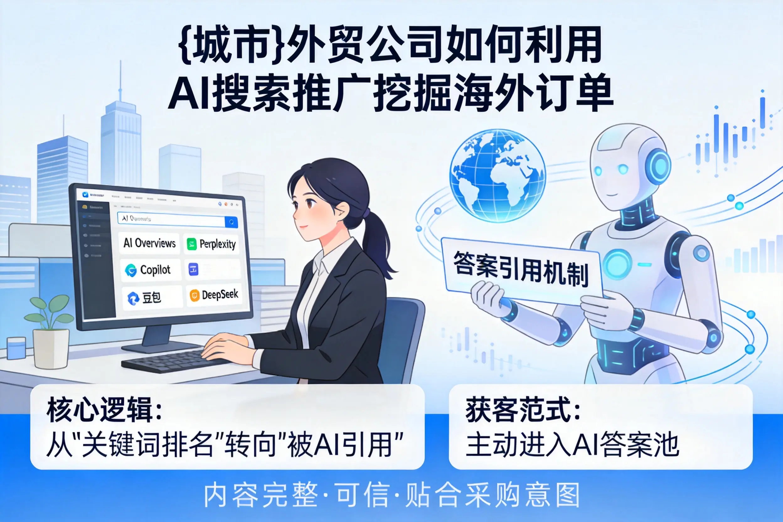 绵阳外贸公司如何利用AI搜索推广挖掘海外订单