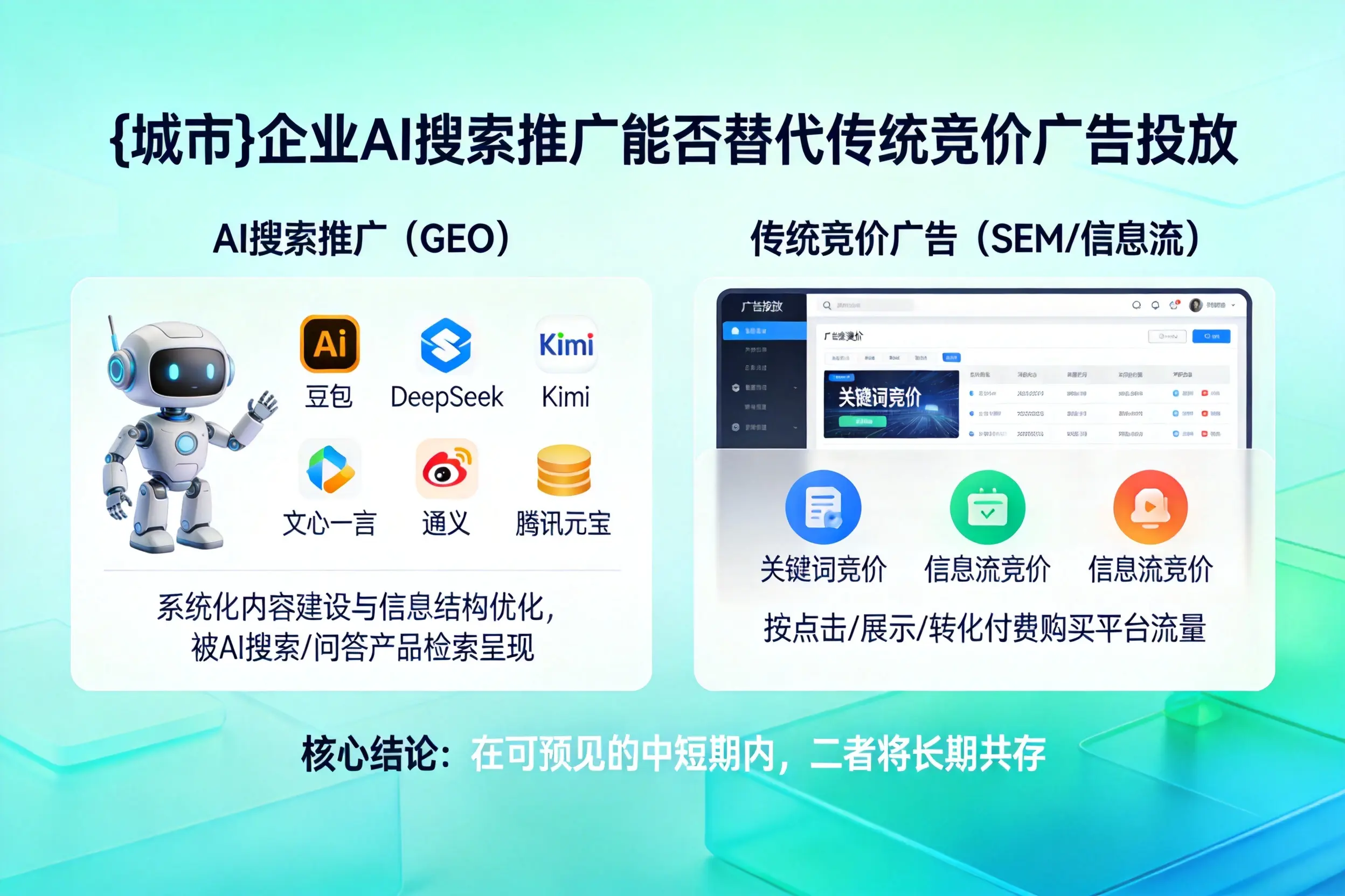 绵阳企业AI搜索推广能否替代传统竞价广告投放