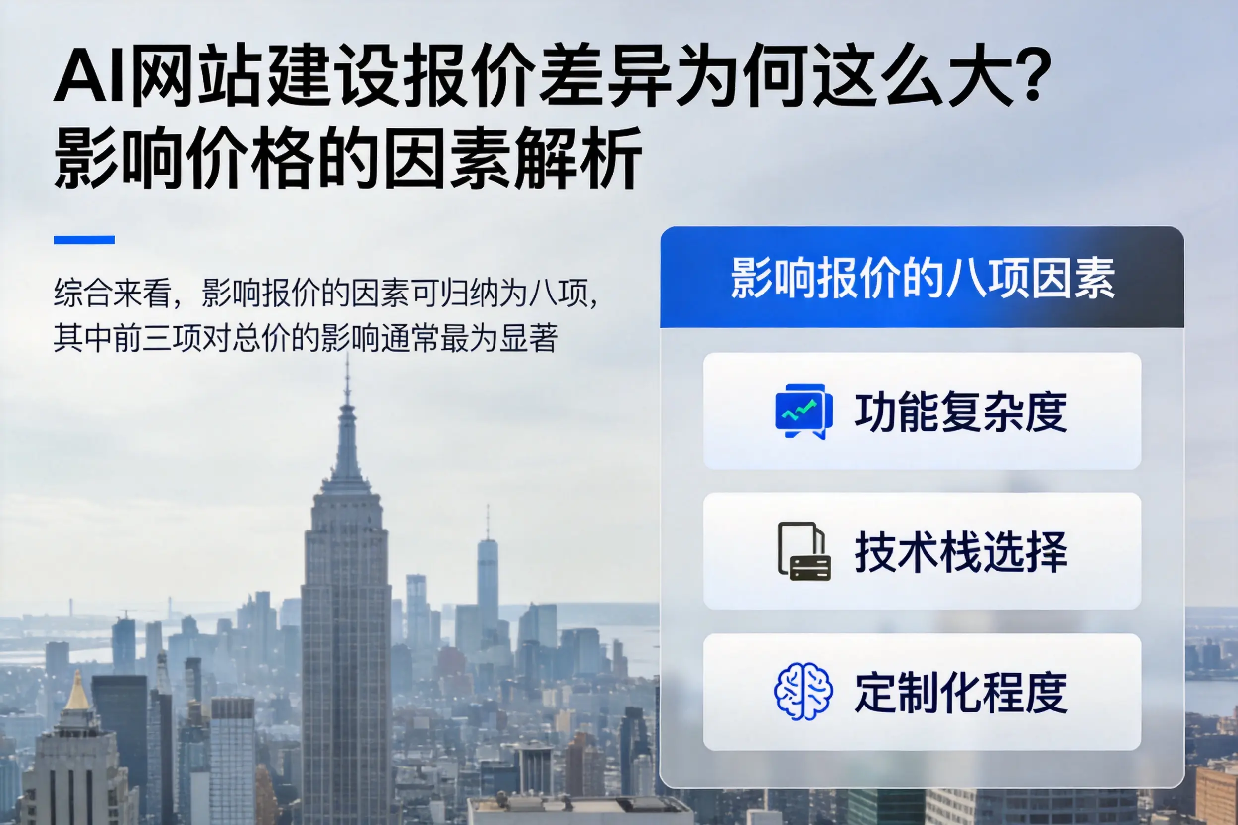 绵阳AI网站建设报价差异为何这么大?影响价格的因素解析