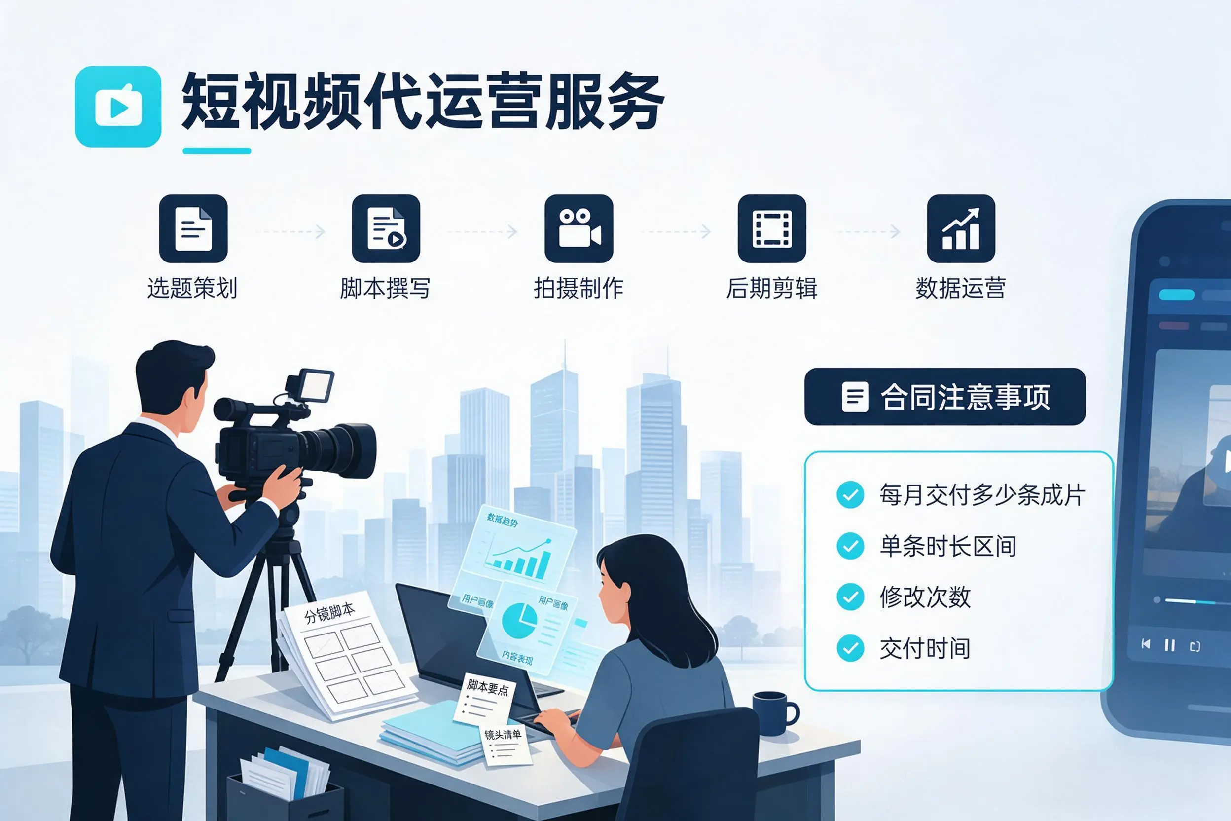短视频代运营包含哪些服务？绵阳企业常见问题科普