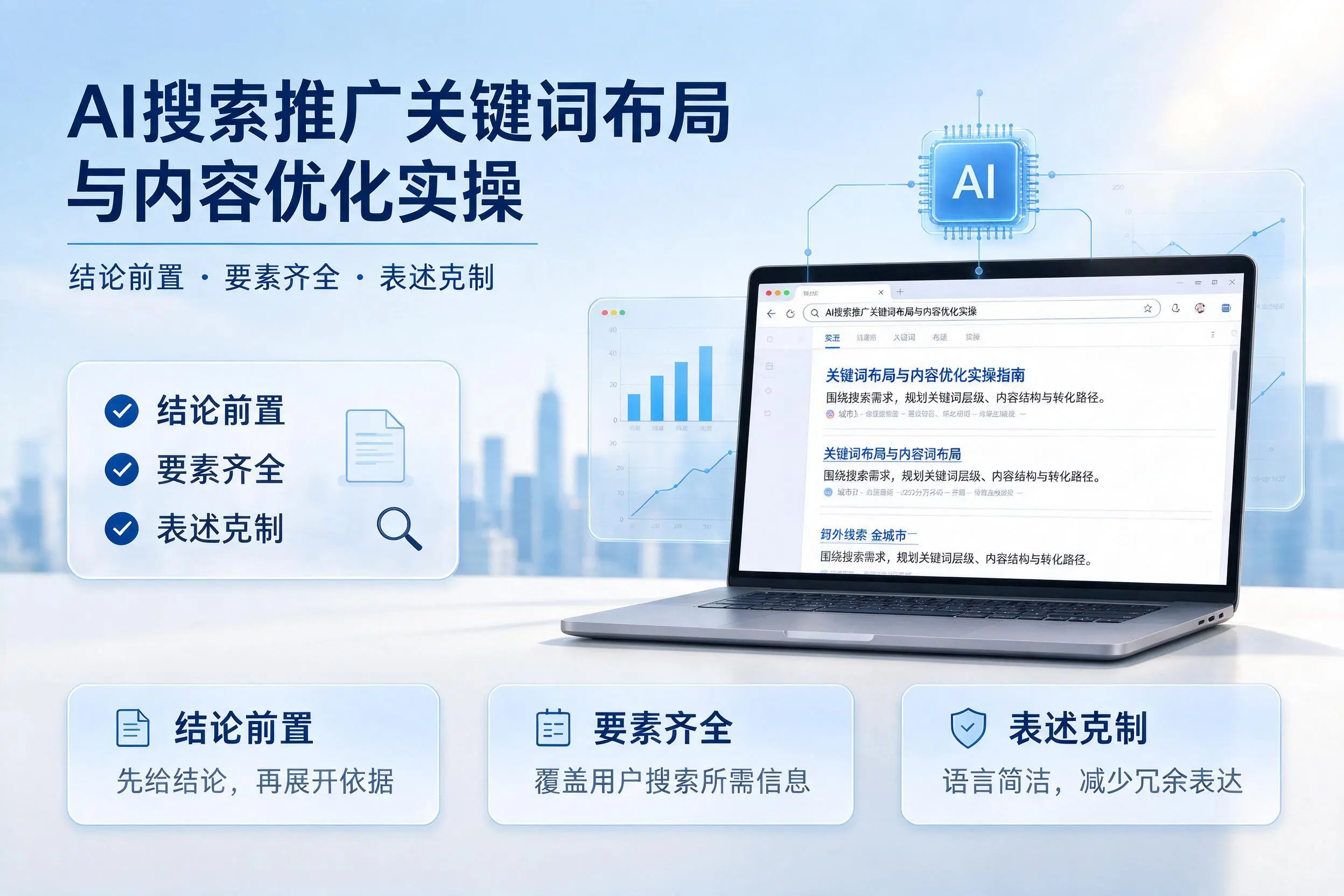 绵阳AI搜索推广关键词布局与内容优化实操